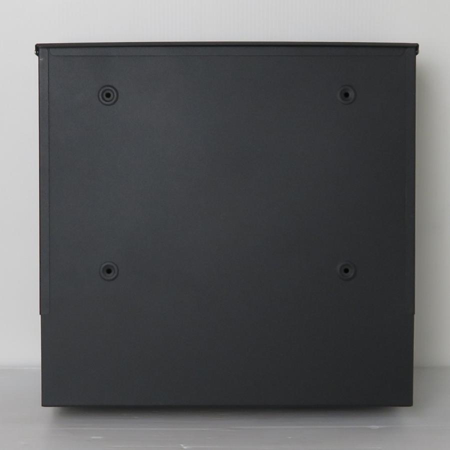 【特別セール】6月30日まで 郵便ポスト郵便受けおしゃれかわいい人気北欧大型メールボックス 壁掛け鍵付きマグネット付きブラック黒色ポストpm382