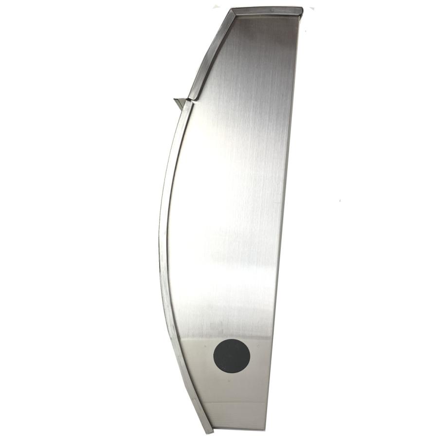 郵便ポスト郵便受けおしゃれかわいい人気北欧モダンデザイン大型メールボックス 壁掛けプレミアムステンレスシルバーステンレス色ポストpm251（訳あり） | ポスト | 03