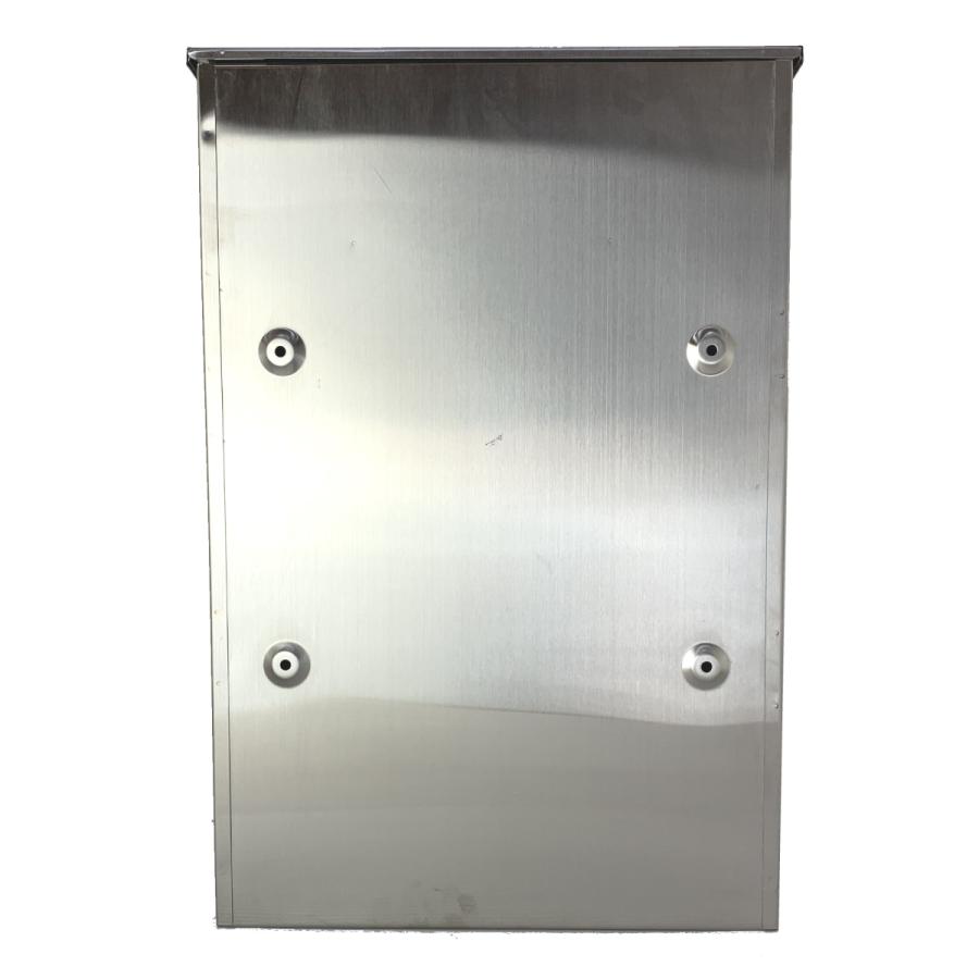 郵便ポスト郵便受けおしゃれかわいい人気北欧モダンデザイン大型メールボックス 壁掛けプレミアムステンレスシルバーステンレス色ポストpm251（訳あり） | ポスト | 08