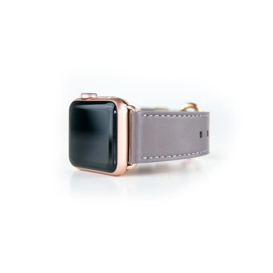 時計 alto Leather Strap for Apple Watch alto Leather Strap for Apple Watch セメントグレー（ゴールド金具