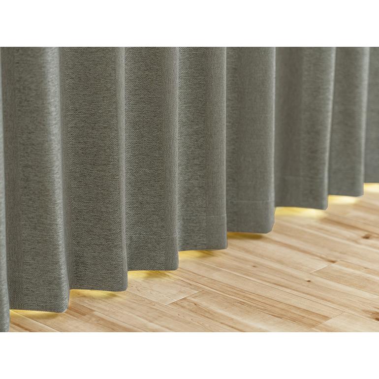 遮光カーテン オーダーカーテン／温もりのあるシンプルな太め