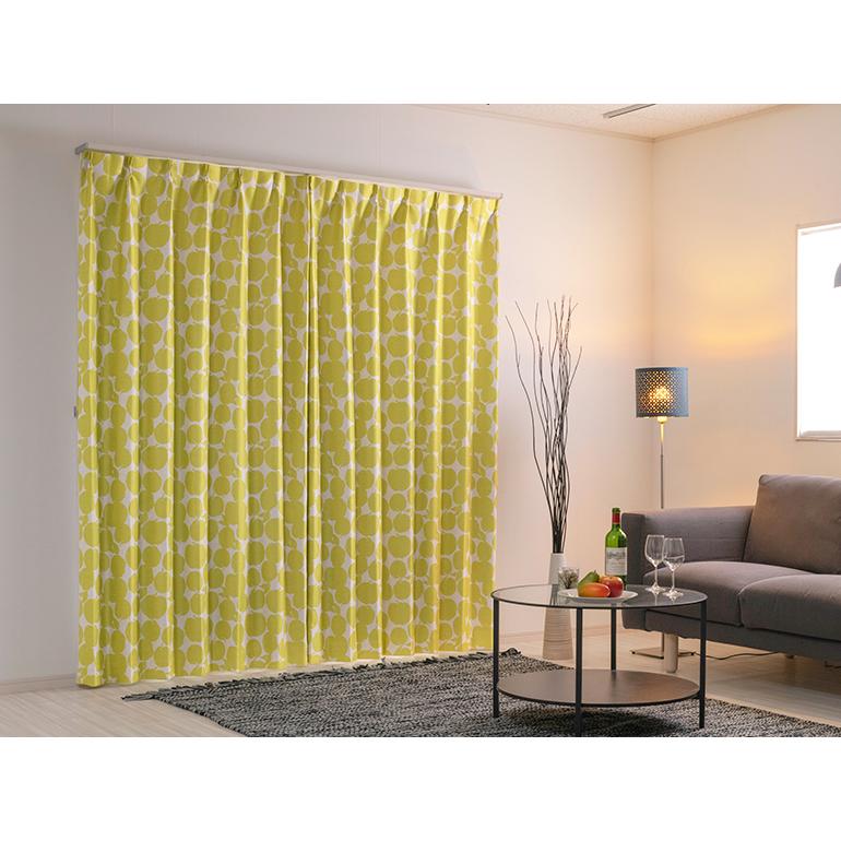 遮光カーテン オーダーカーテン／幅201〜300cm×丈15〜100cm／北欧