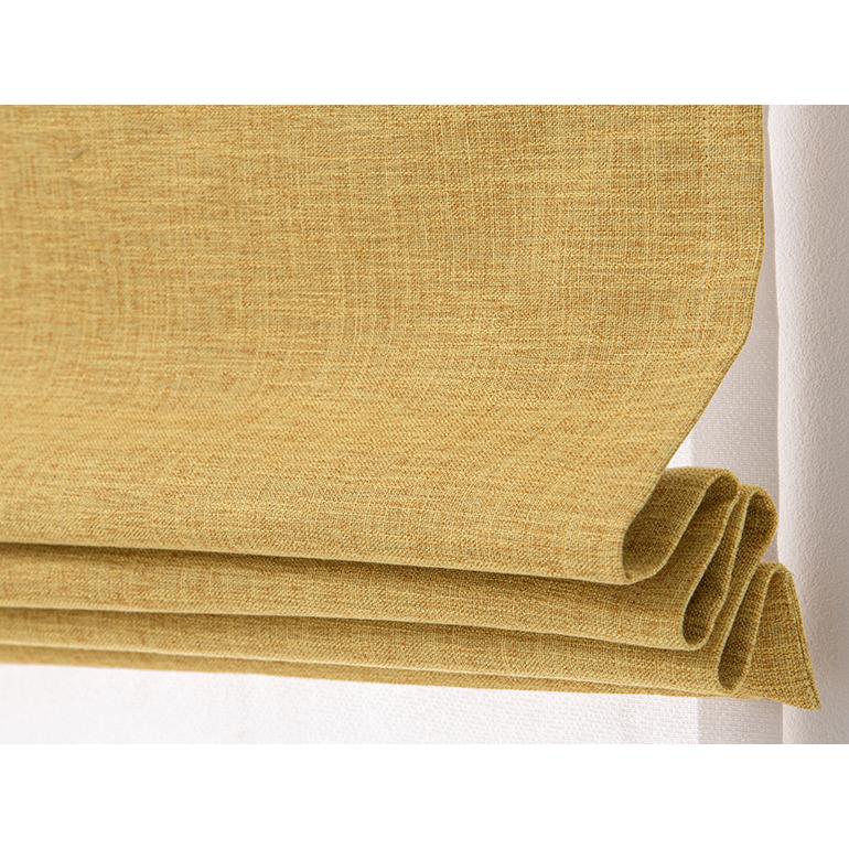 ローマンシェード ダブル／3層構造で軽く柔らかい完全遮光ダブル