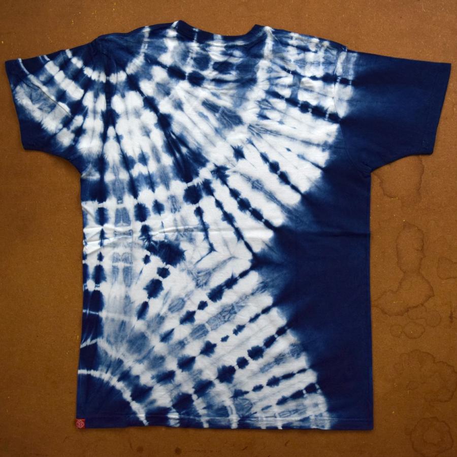 藍染めTシャツ Lサイズ（IT-321-L）｜aiira-ensyu｜02