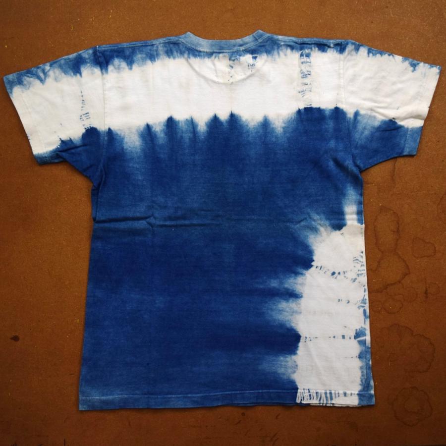 藍染めTシャツ XLサイズ（IT-456-XL）｜aiira-ensyu｜02