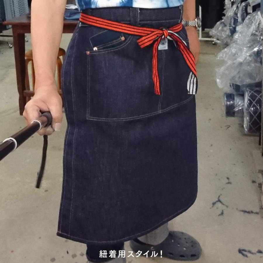 遠州産藍染め やんちゃデニム前掛け（MAEKAKE） : あいーら遠州 - 通販