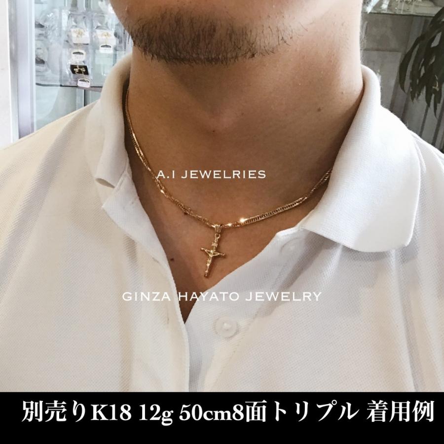 K18 18金 (1) クロス ペンダント cross pendant (1)番 small :k18crosspendant1small:A