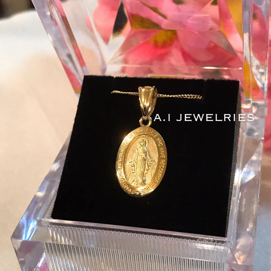 マリア メダイ ネックレス 18金 40cm maria necklace ladies 奇跡の マリア メダイ ネックレス 18金 40cm maria necklace ladies 奇跡の