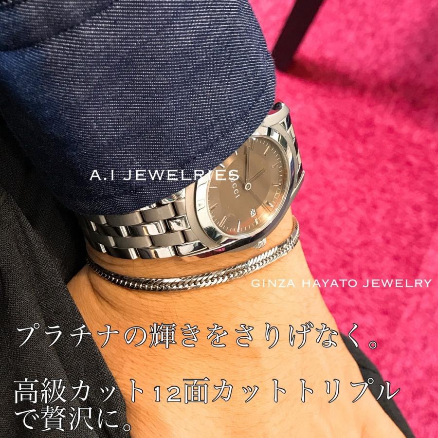 Pt850 プラチナ850 12面トリプル喜平 ブレスレット 12g メンズ レディース ジュエリー 新品 18cm ブレスレット Ptcutrtriplekiheibraclet12g18cm A I Jewelries Ginza 通販 Yahoo ショッピング