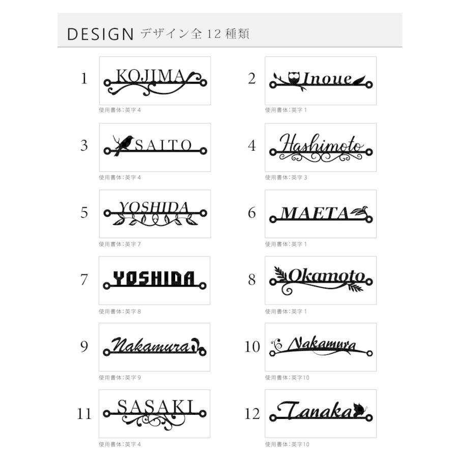 おしゃれなゴールドステンレス 穴あけ加工・化粧ビスタイプ 「戸建て用表札」gs-pl-sus-sil【#おすすめ ネーム 【表面】 プレート ローマ字】