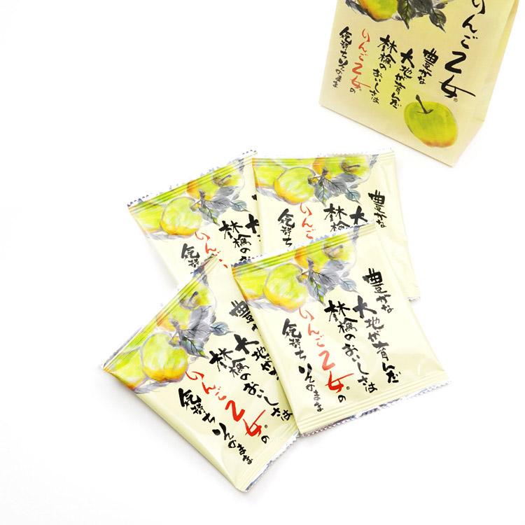 りんご乙女 4枚入 林檎 薄焼き クッキー おせんべい Ringo otome 長野
