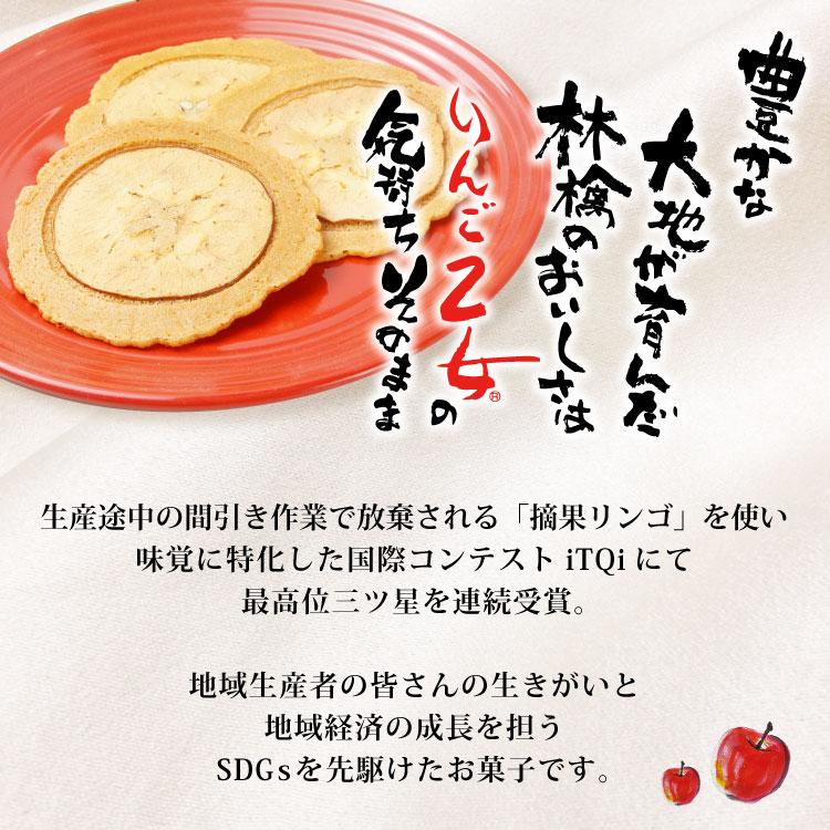 プレゼント付き】りんご乙女 16枚入×10箱+2箱プレゼント りんご 薄焼き