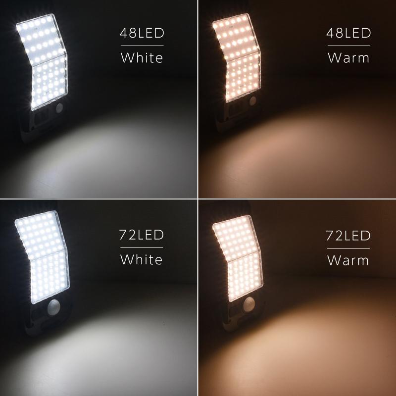 ソーラーライト 屋外 防水 人感センサー 電球色 暖色 ホワイト クリップ センサーライト ガーデンライト 庭 LED｜aik-store｜16