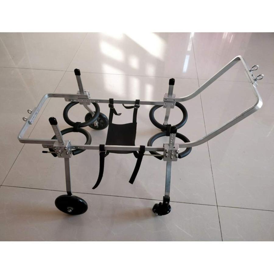 犬用歩行器 親友 - 犬車椅子調節可能な4輪ステンレス鋼カートペット/猫犬車椅子後肢障害者用リハビリテーション 犬用車椅子 犬用歩行器 親友 犬車椅子調節可能な4輪ステンレス鋼カートペット/猫犬車椅子後肢障害者用リハビリテーション 犬用車椅子