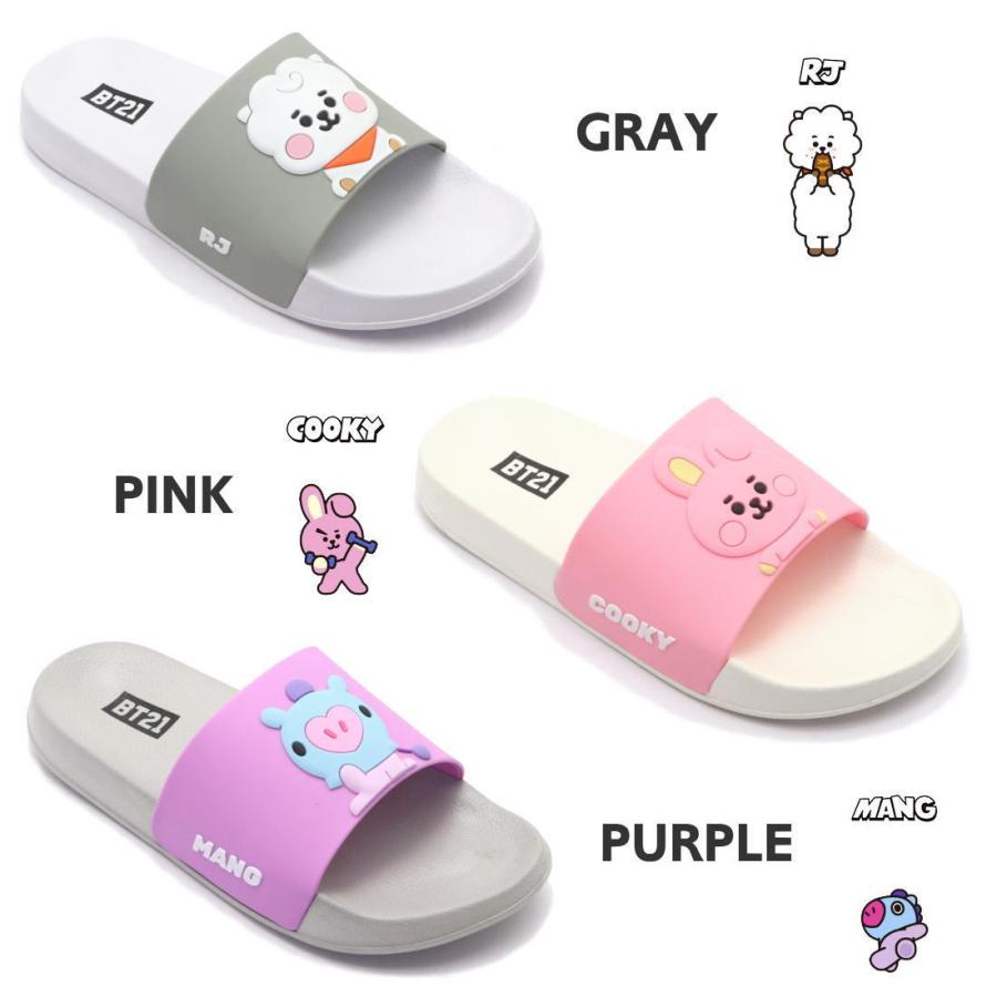 BT21 公式 キャラクター フェイスサンダル M-Lサイズ bt21BABY ライン