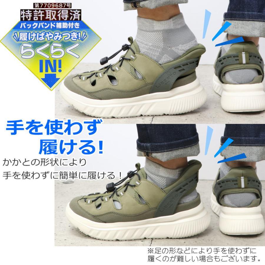 手を使わず履ける メンズ サンダル リベルト エドウィン LIBERTO EDWIN