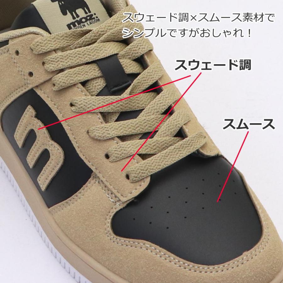 MOZ モズ メンズ スニーカー レースアップ カジュアルシューズ No
