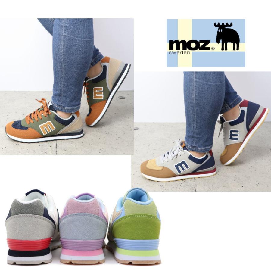 moz（モズ） レディース スニーカー レースアップ カジュアルシューズ