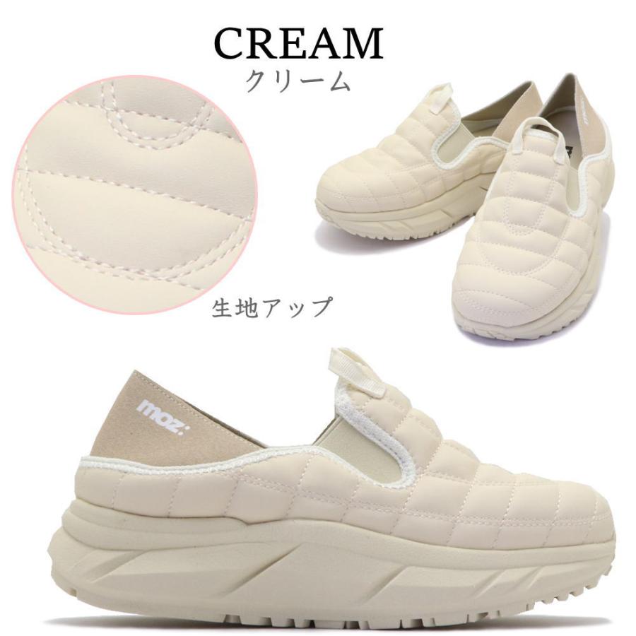 moz（モズ） 即納 かかとが踏める レディース スリッポン 厚底 キック