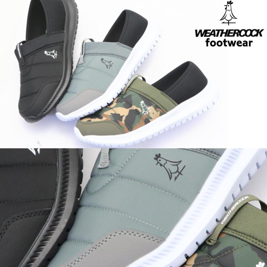 即納 超軽量 メンズ スリッポン ウェザーコック WEATHERCOCK