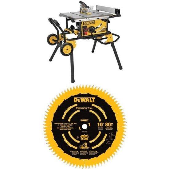 Dewalt デウォルト (DWE7491RS) 10Inch Table Saw, 321/2Inch Rip Capacity
