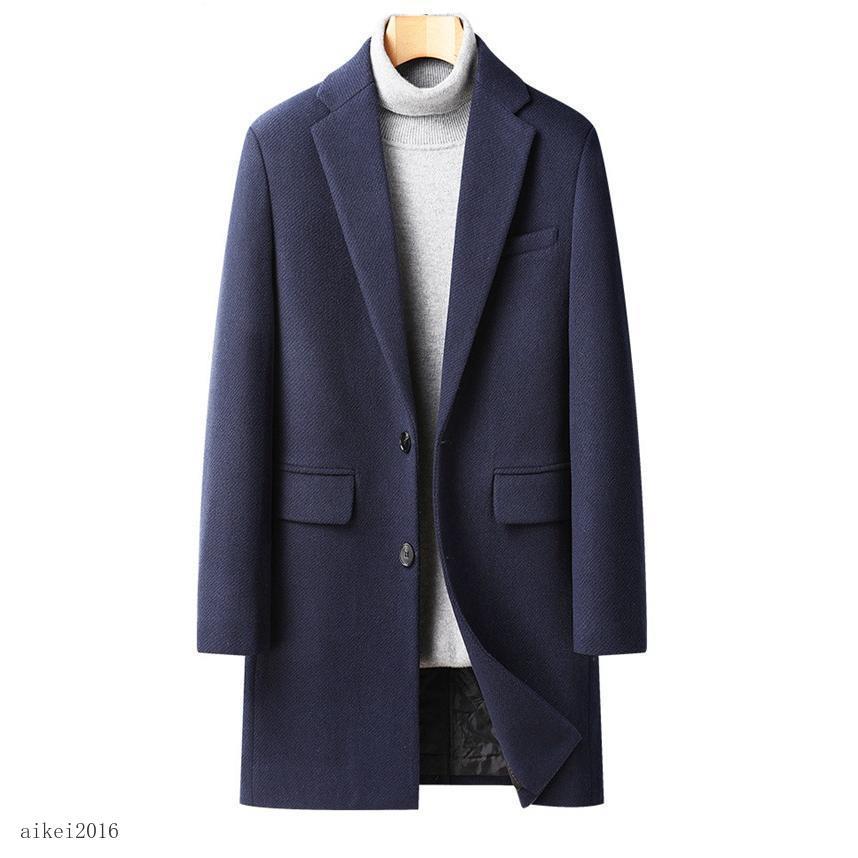 春 チェスターコート メンズ ウール ロングコート ステンカラーコート ビジネス  アウター 中綿 厚手 防寒 防風 冬服 秋冬 通学 |  | 04