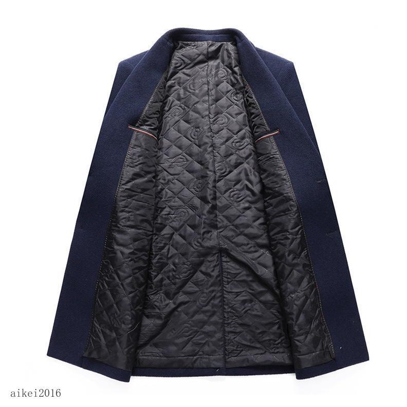 春 チェスターコート メンズ ウール ロングコート ステンカラーコート ビジネス  アウター 中綿 厚手 防寒 防風 冬服 秋冬 通学 |  | 05