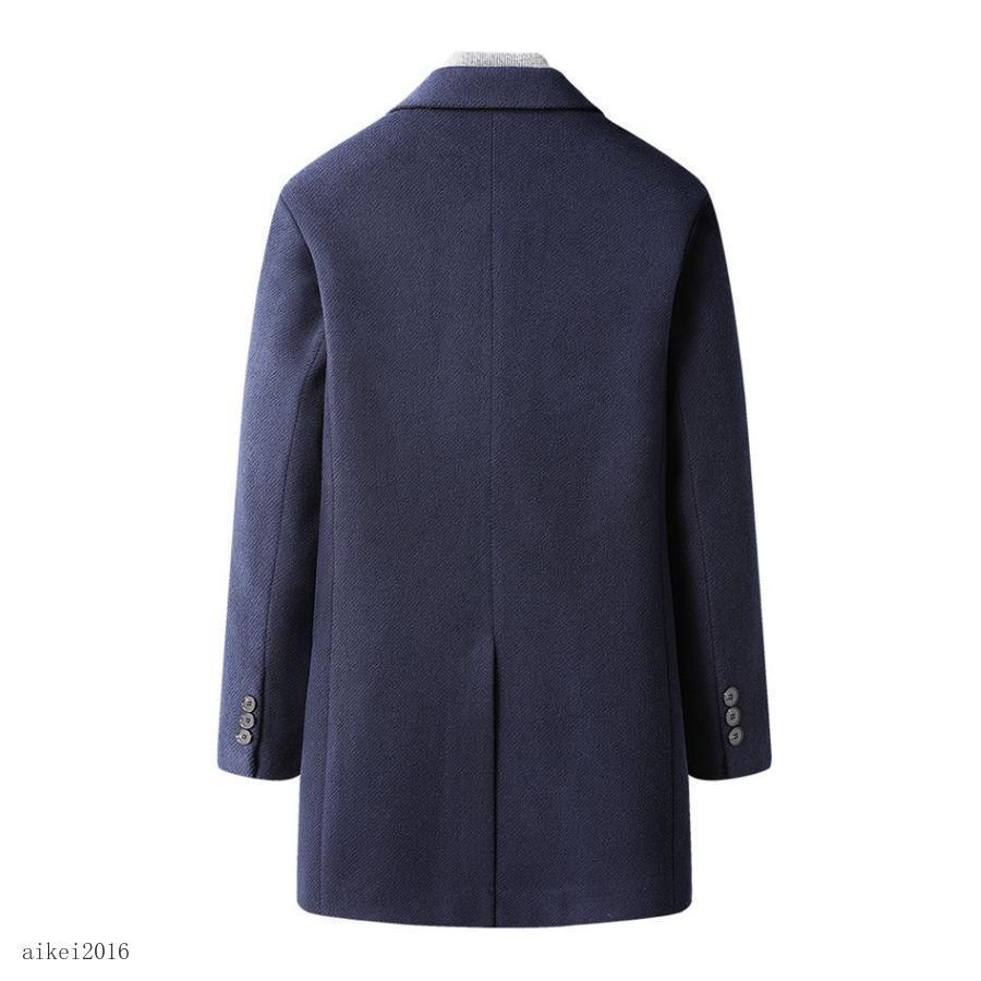 春 チェスターコート メンズ ウール ロングコート ステンカラーコート ビジネス  アウター 中綿 厚手 防寒 防風 冬服 秋冬 通学 |  | 06