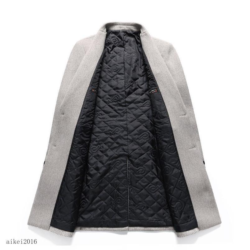 春 チェスターコート メンズ ウール ロングコート ステンカラーコート ビジネス  アウター 中綿 厚手 防寒 防風 冬服 秋冬 通学 |  | 08