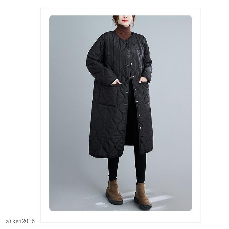キルティングコート レディース ロングコート 中綿コート コート