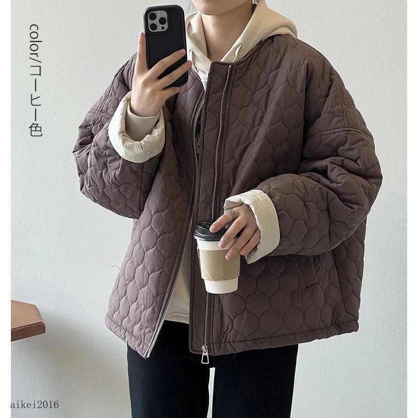 キルティングジャケット レディース 秋冬 中綿ダウン キルティング