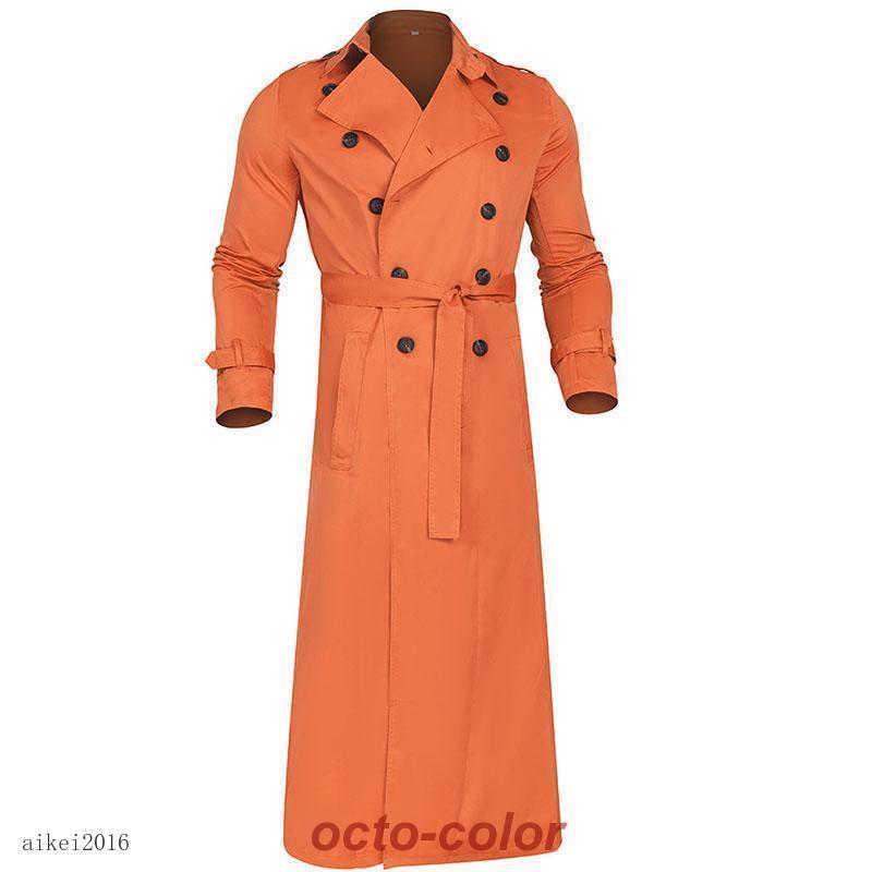 トレンチコート メンズ TRENCH COAT 長袖 アウター 春秋 ゆったり