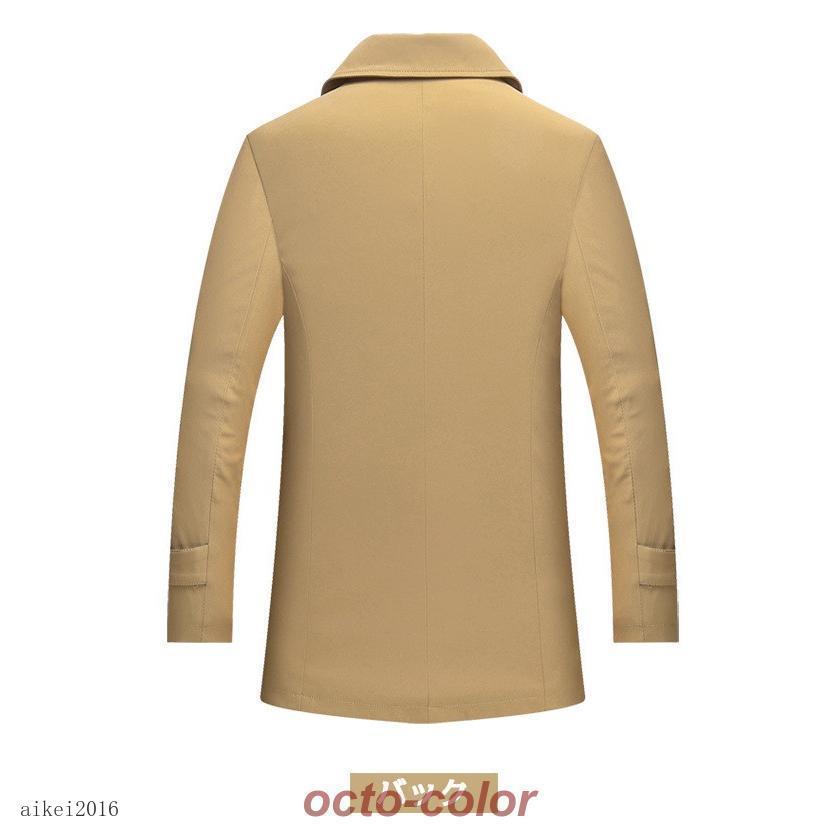 トレンチコート メンズ 無地 ビジネス対応 カジュアル 通勤 秋物 シングル ミディアム丈 ビジネスコート コート トレンチコート メンズ 無地 ビジネス対応 カジュアル 通勤 秋物