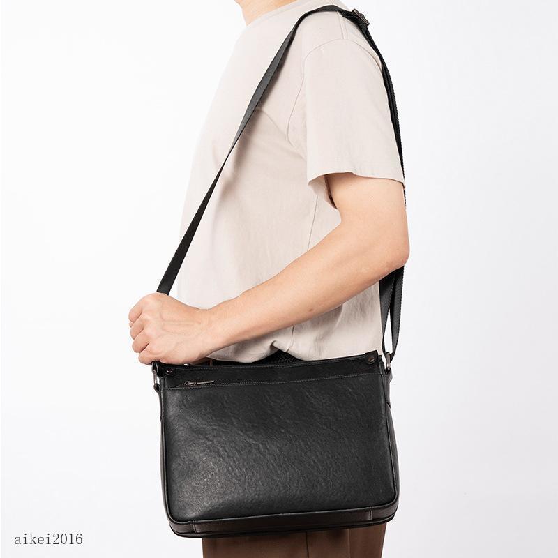 職人手作り牛革 メンズバッグ ショルダーバッグ 斜め掛けバッグ メンズ 本革 レザー 大容量iPad対応 カジュアル 通勤 鞄 男性 職人手作り牛革 メンズバッグ ショルダーバッグ 斜め掛けバッグ メンズ