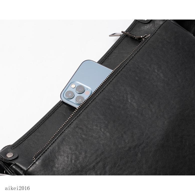 職人手作り牛革 メンズバッグ ショルダーバッグ 斜め掛けバッグ メンズ