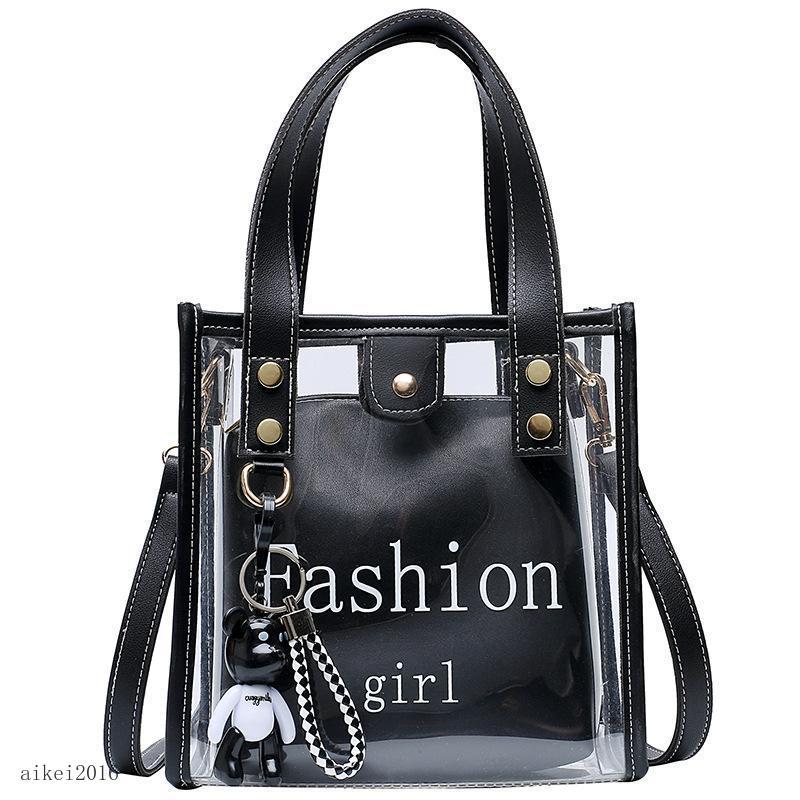 クリアバッグ 透明バッグ トートバッグ ポーチ付き 母子バッグ