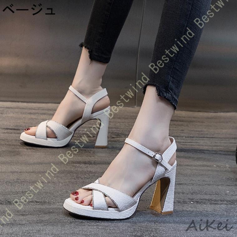 ストライプデザイン ヒール付きミュール fma523-01.jpg