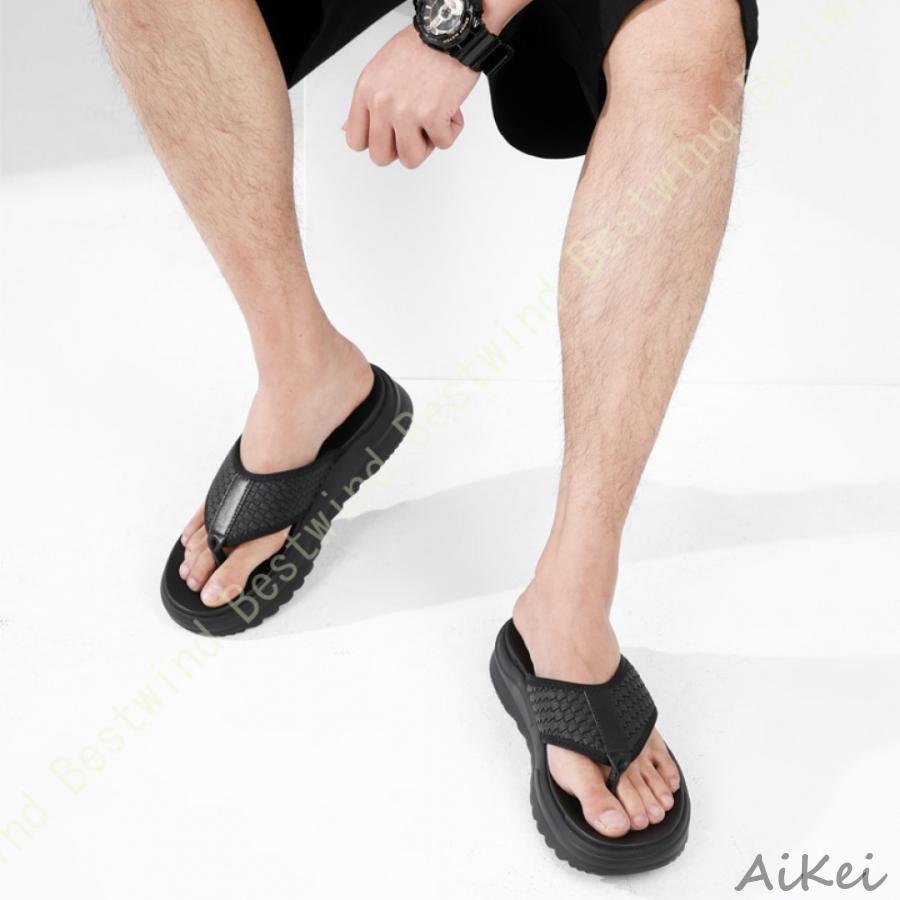 ビーチサンダル メンズ 痛くならない 厚底 サンダル おしゃれ