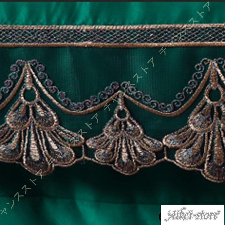 ダブルサイズ 花柄刺繍 カバー・シーツ4点セット 花柄 布団カバー ダブルサイズ 4点セット ダブル おしゃれ