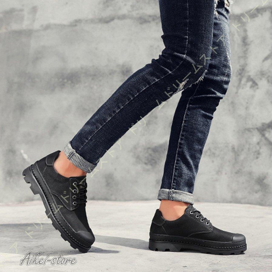 ワークブーツ メンズ ローカットブーツ オシャレ メンズシューズ