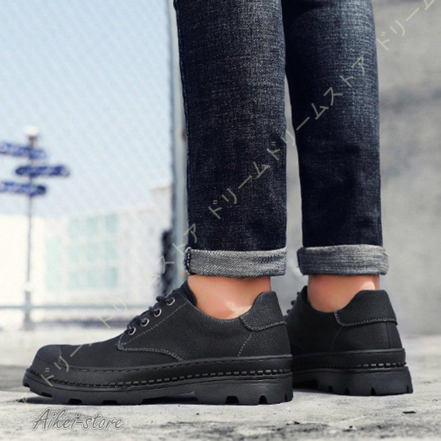 ワークブーツ メンズ ローカットブーツ オシャレ メンズシューズ