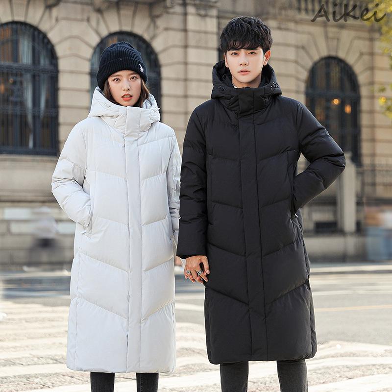 ダウンジャケット メンズ 白 おしゃれ ロング ブランド 暖かい