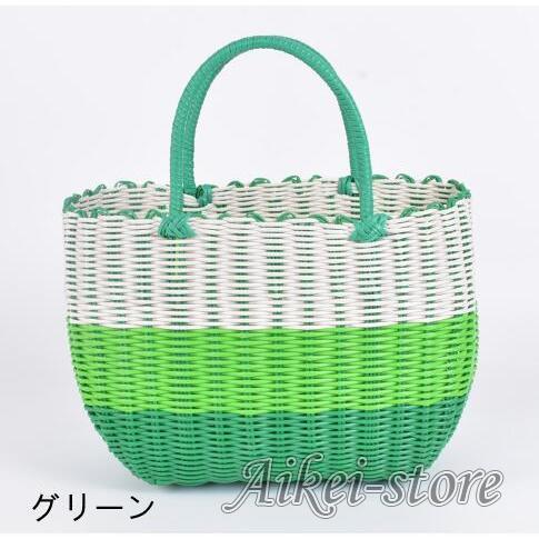 かごバッグ レディース 雑貨 バッグ ランチバッグ バスケットL
