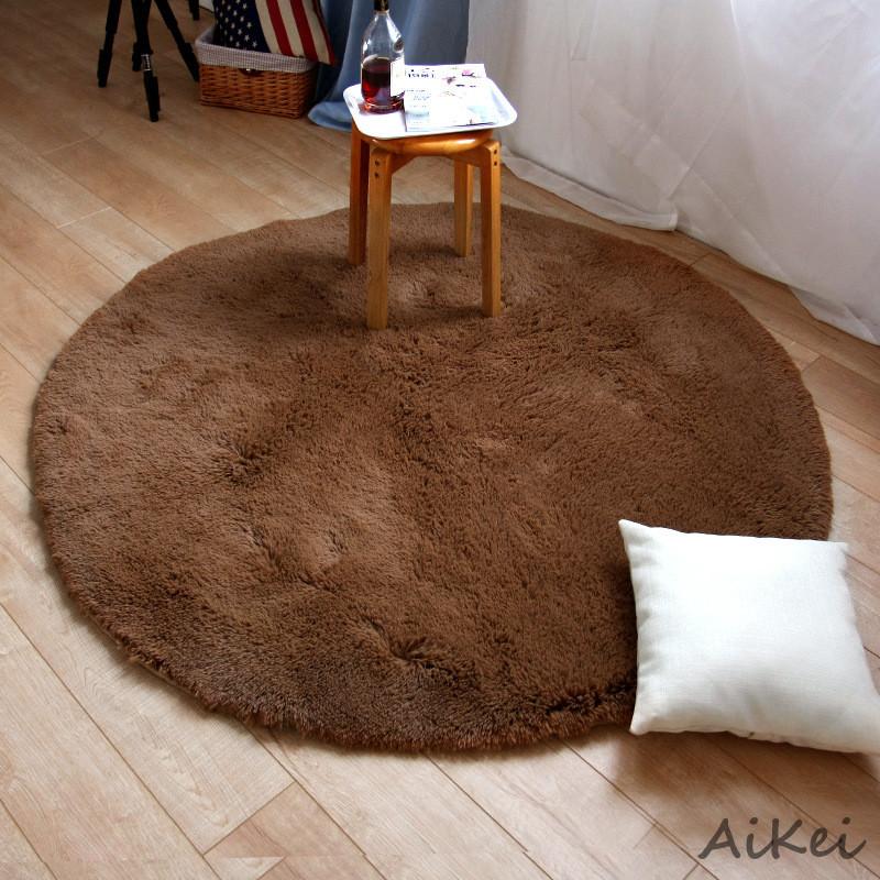 ラグ 円形 洗えるラグマット おしゃれ 直径約160cm カーペット