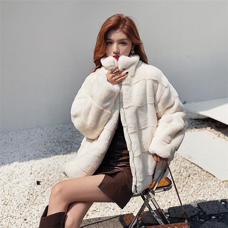 秋冬 レディース ファーコート 毛皮コート レディースコート フェイク