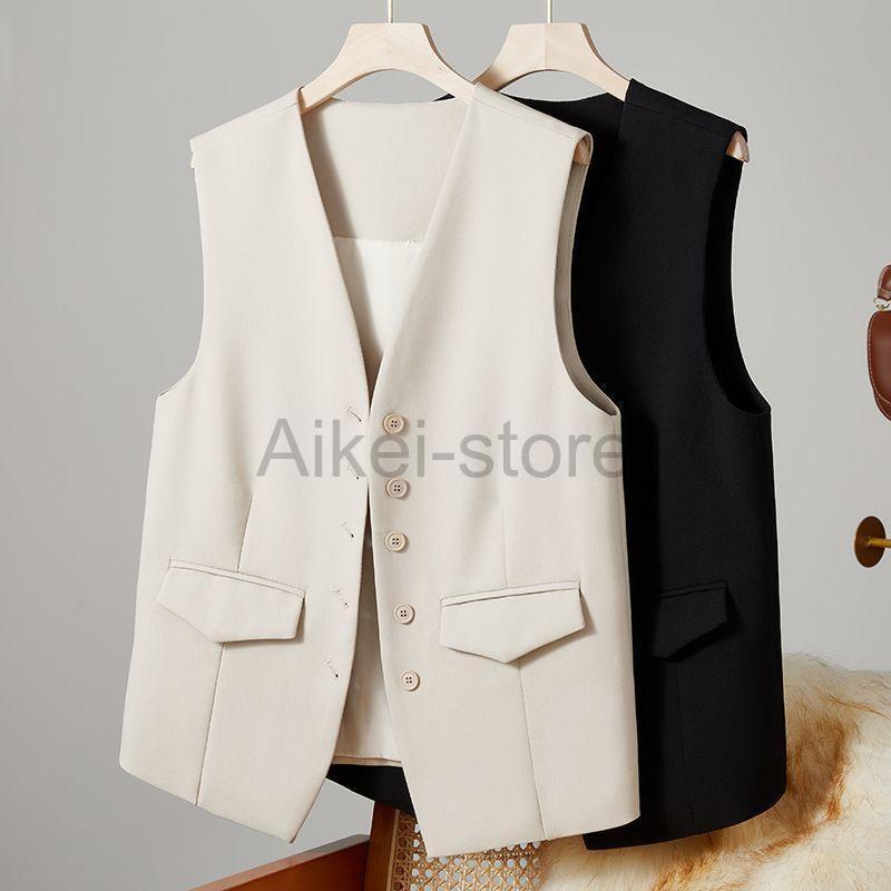 ベスト レディース ジレ 黒 ノースリーブ サマージャケット 袖なし