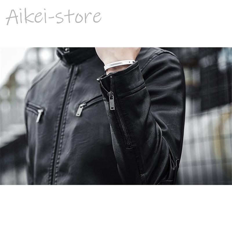 ライダースジャケット メンズ レザージャケット 革ジャン PU