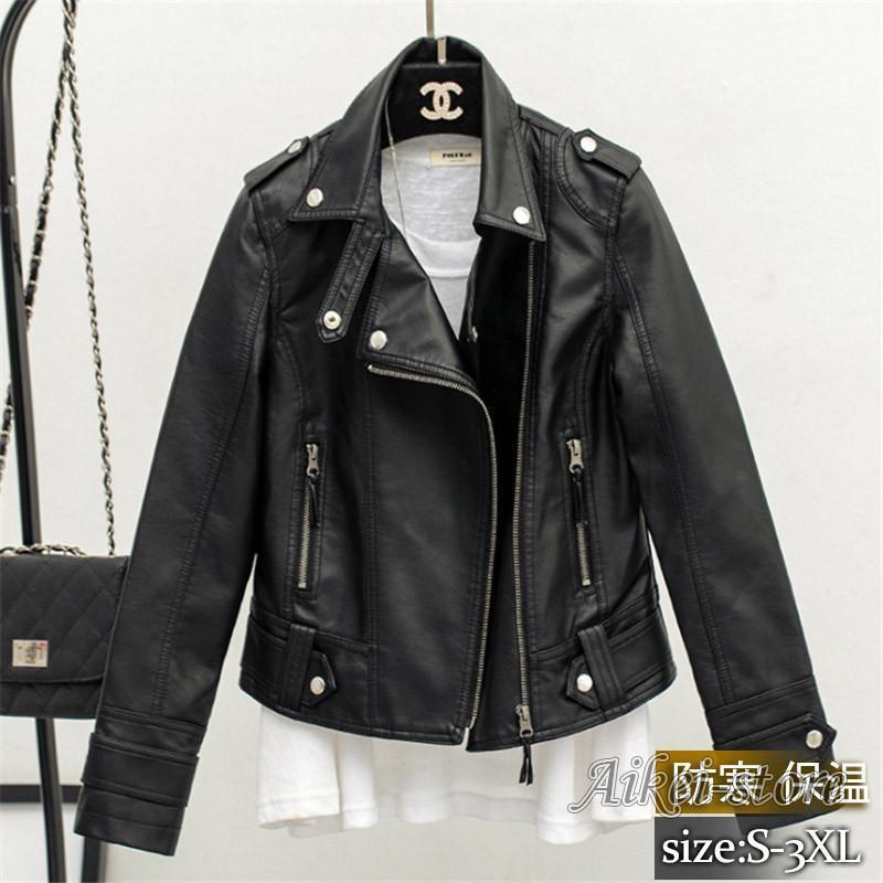 ライダースジャケット レディース レザージャケット 革ジャン