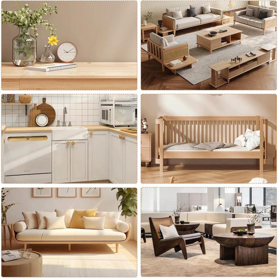 家具補修マーカー 18色補修ペン DEWEL 木製品キズ補修セット 18色補修棒 フローリング ドア 家具補修 キズ隠し 木製品 家具磨き 傷修復 修理タッチアップキット |  | 06