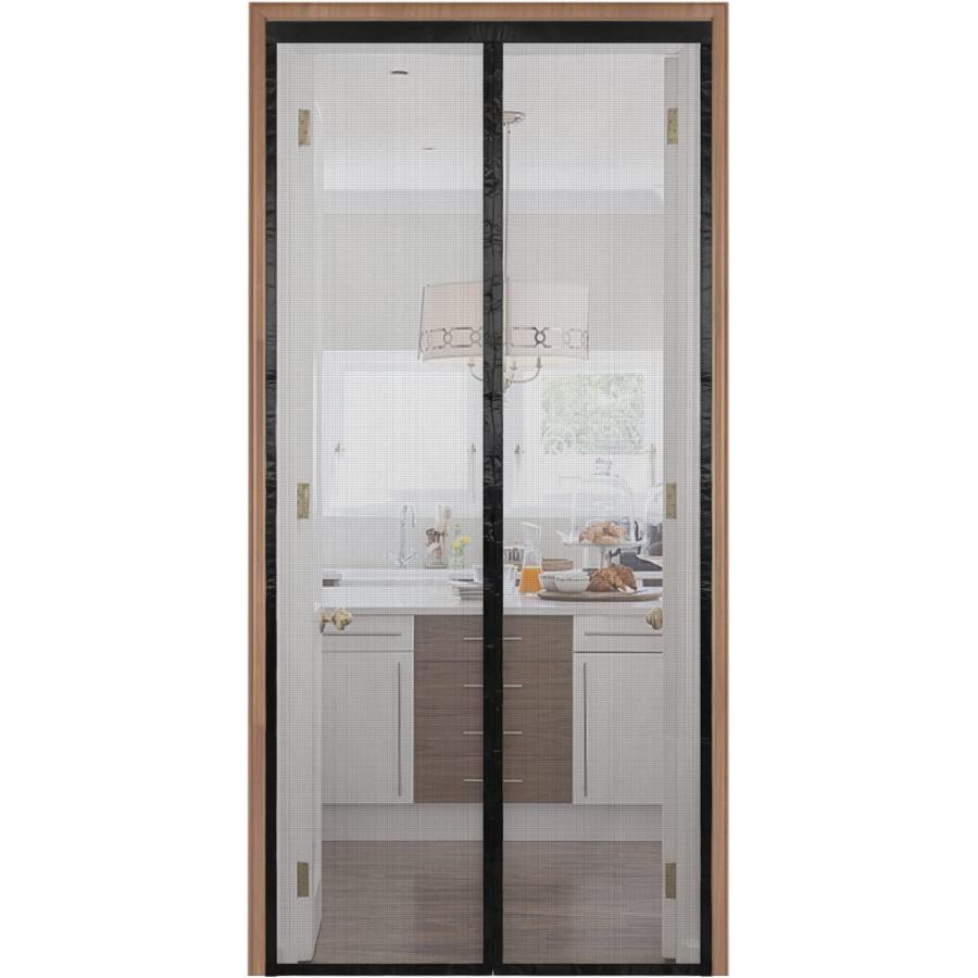 [5日限定10倍P付] 玄関網戸 マグネット式 90x210cm DEWEL グラスファイバー製 虫除け 自動で閉まる 細かい綱目 洗い可能 目隠し 工事不要 止めバンド 画鋲付き |  | 11